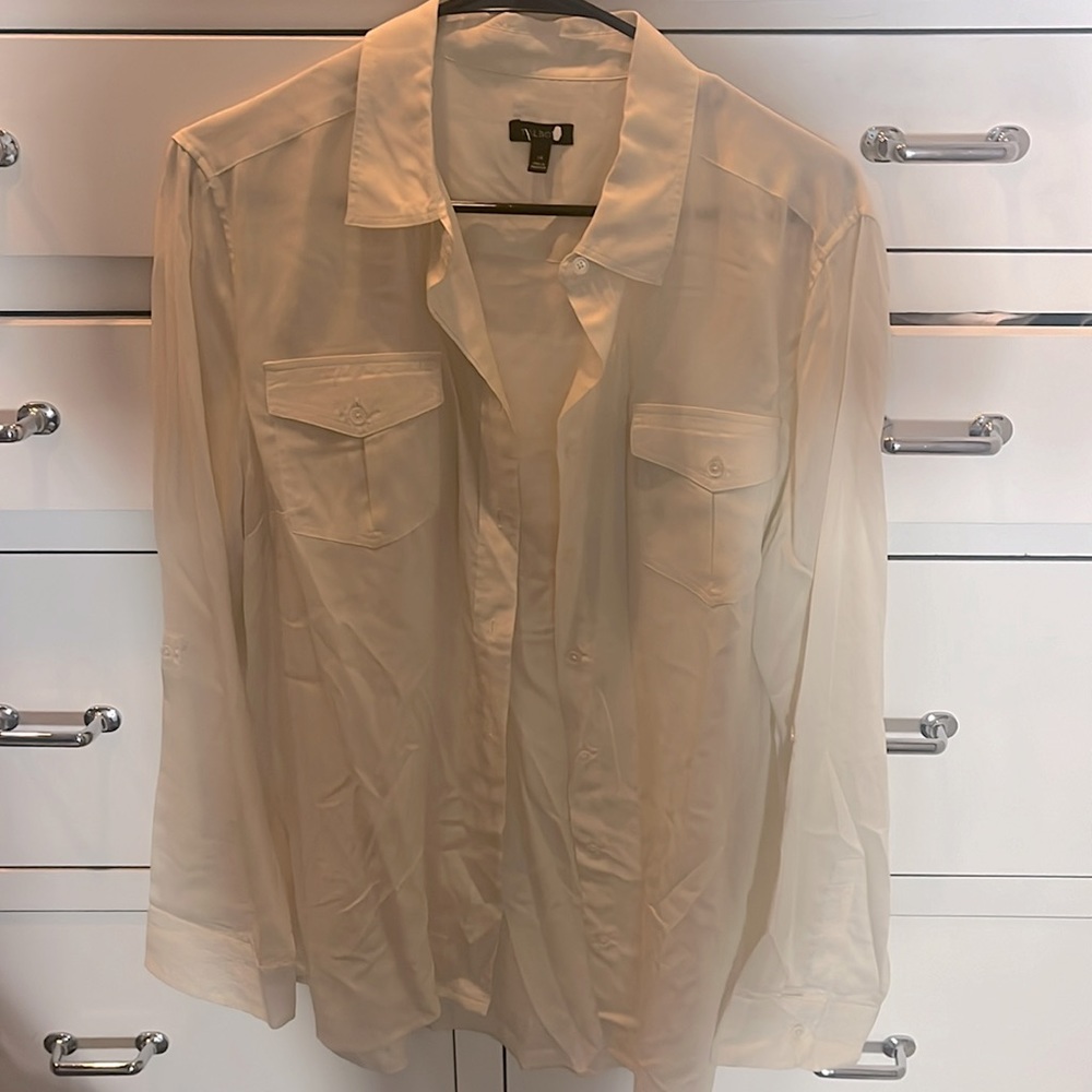 Cream blouse